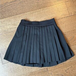 Black Pleated Skirt
